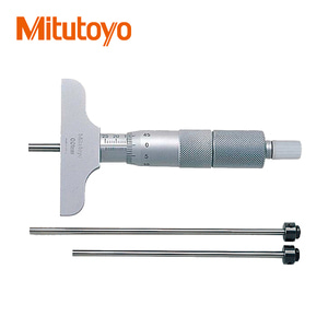미스토요 Mitutoyo 뎁스 마이크로미터(T=63.5mm) 129-109 (0-50mm/0.01) 깊이마이크로미터